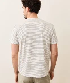 Saddle Hem Crew Tee