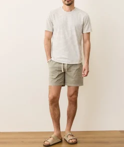 Saddle Hem Crew Tee