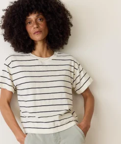 Sadie Vintage Slub Crop Tee