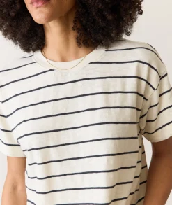 Sadie Vintage Slub Crop Tee