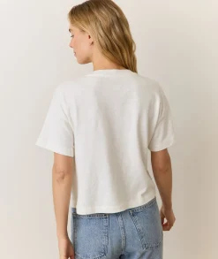 Sadie Vintage Slub Crop Tee