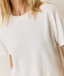 Sadie Vintage Slub Crop Tee