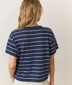 Sadie Vintage Slub Crop Tee