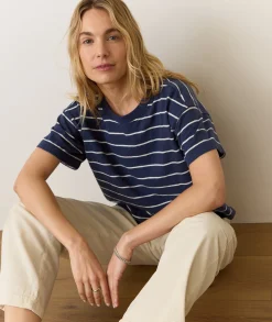 Sadie Vintage Slub Crop Tee