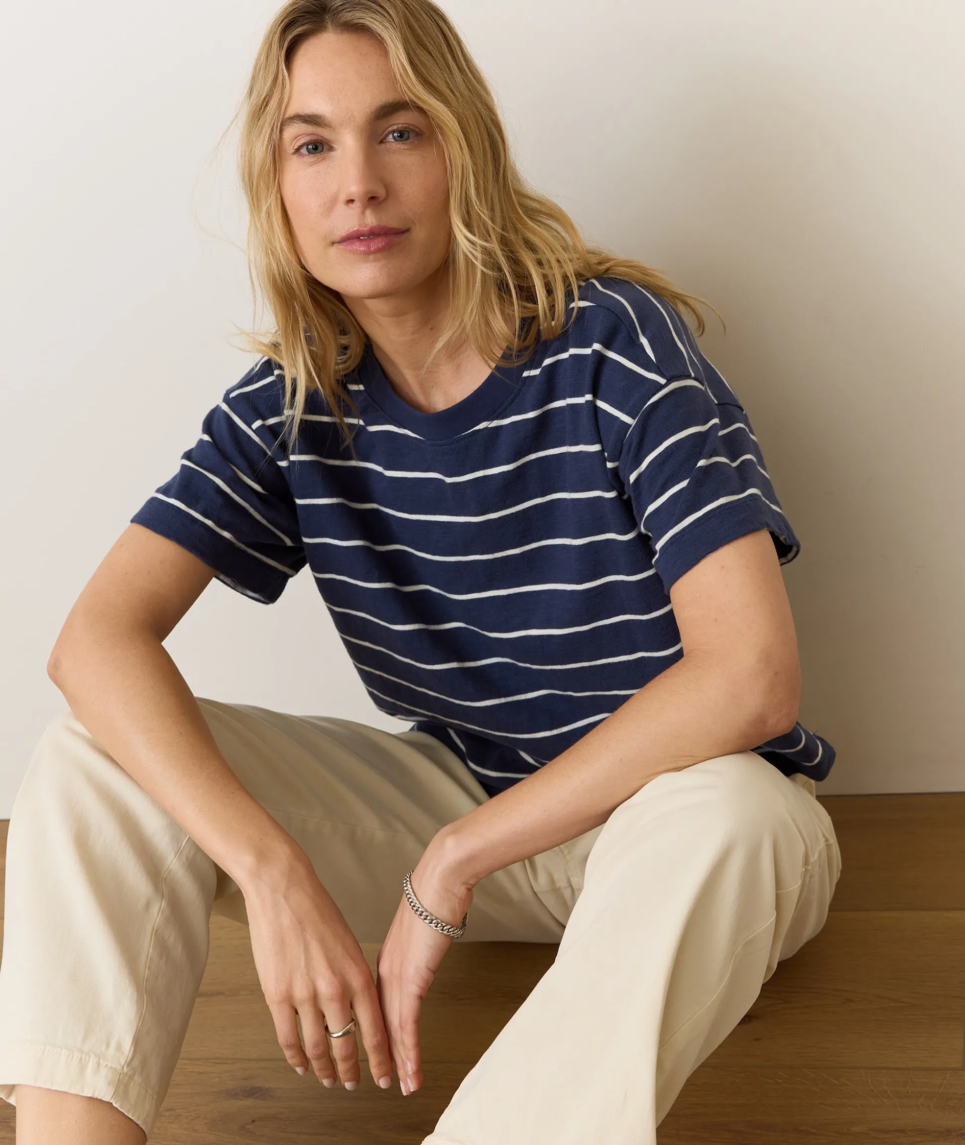 Sadie Vintage Slub Crop Tee