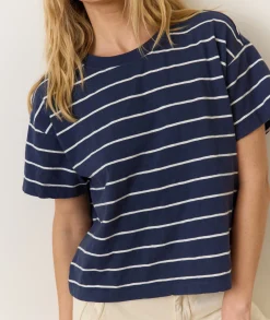 Sadie Vintage Slub Crop Tee