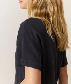 Sadie Vintage Slub Crop Tee