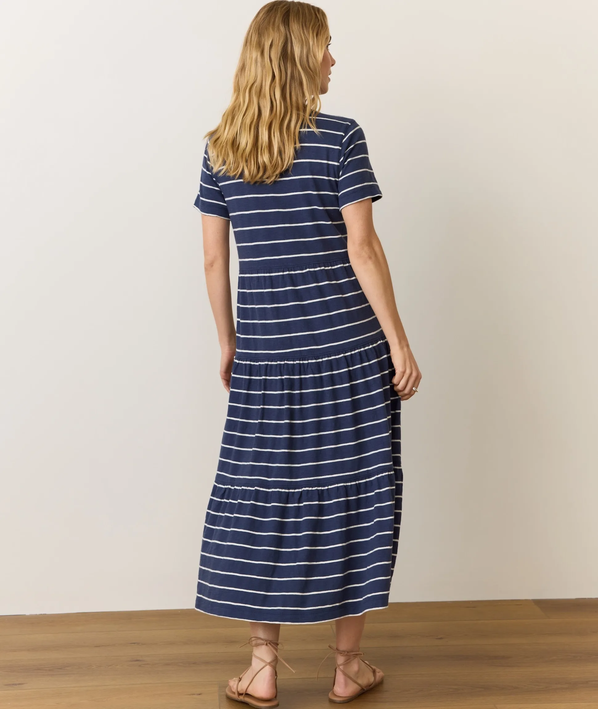 Sadie Vintage Slub Midi Dress