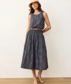 Sage Eyelet Bubble Tank