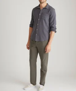Saturday Slim Straight Twill Pant