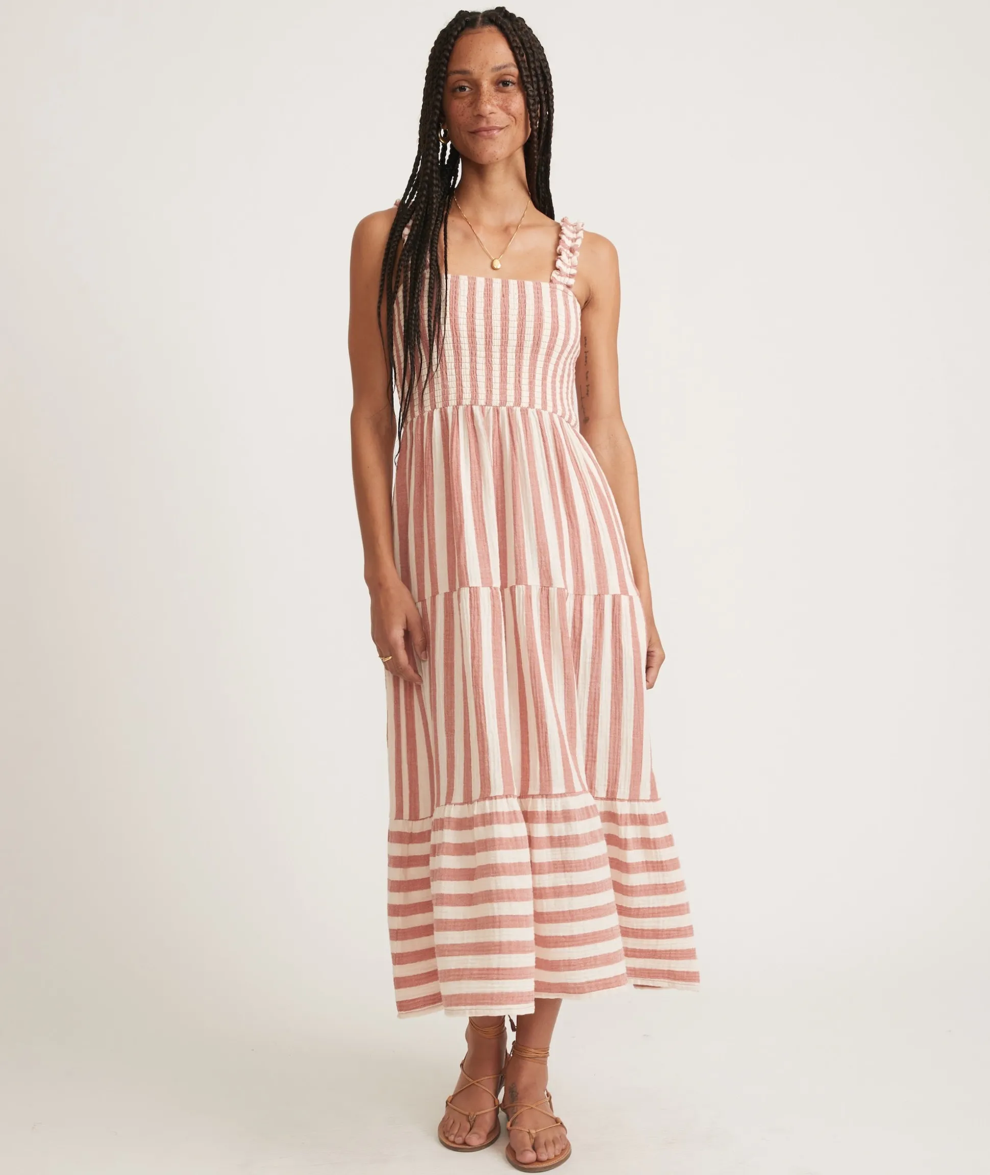 Selene Double Cloth Maxi Dress