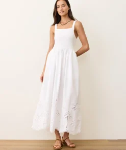 Selene Eyelet Maxi Dress