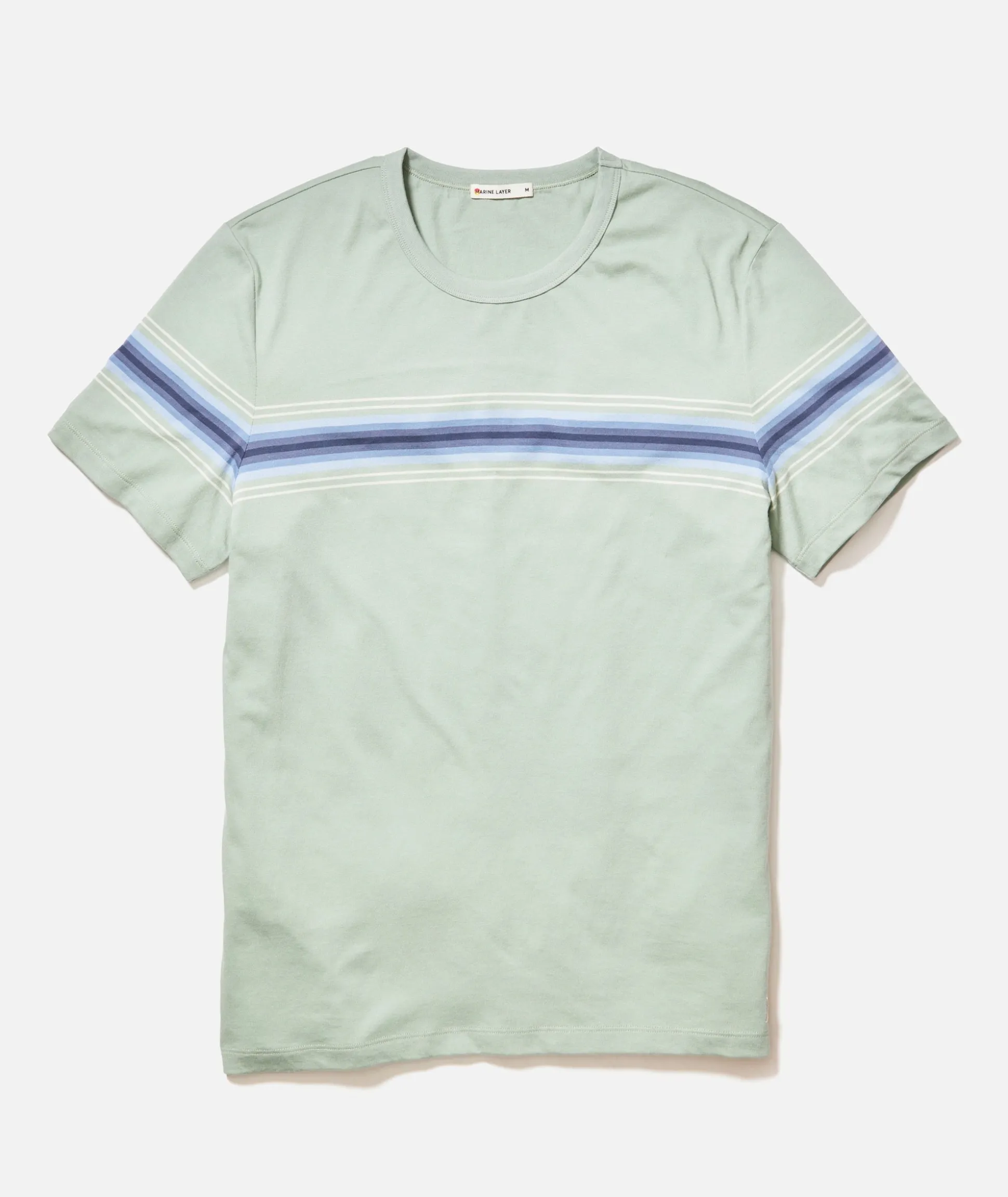 Signature Crew Stripe Tee