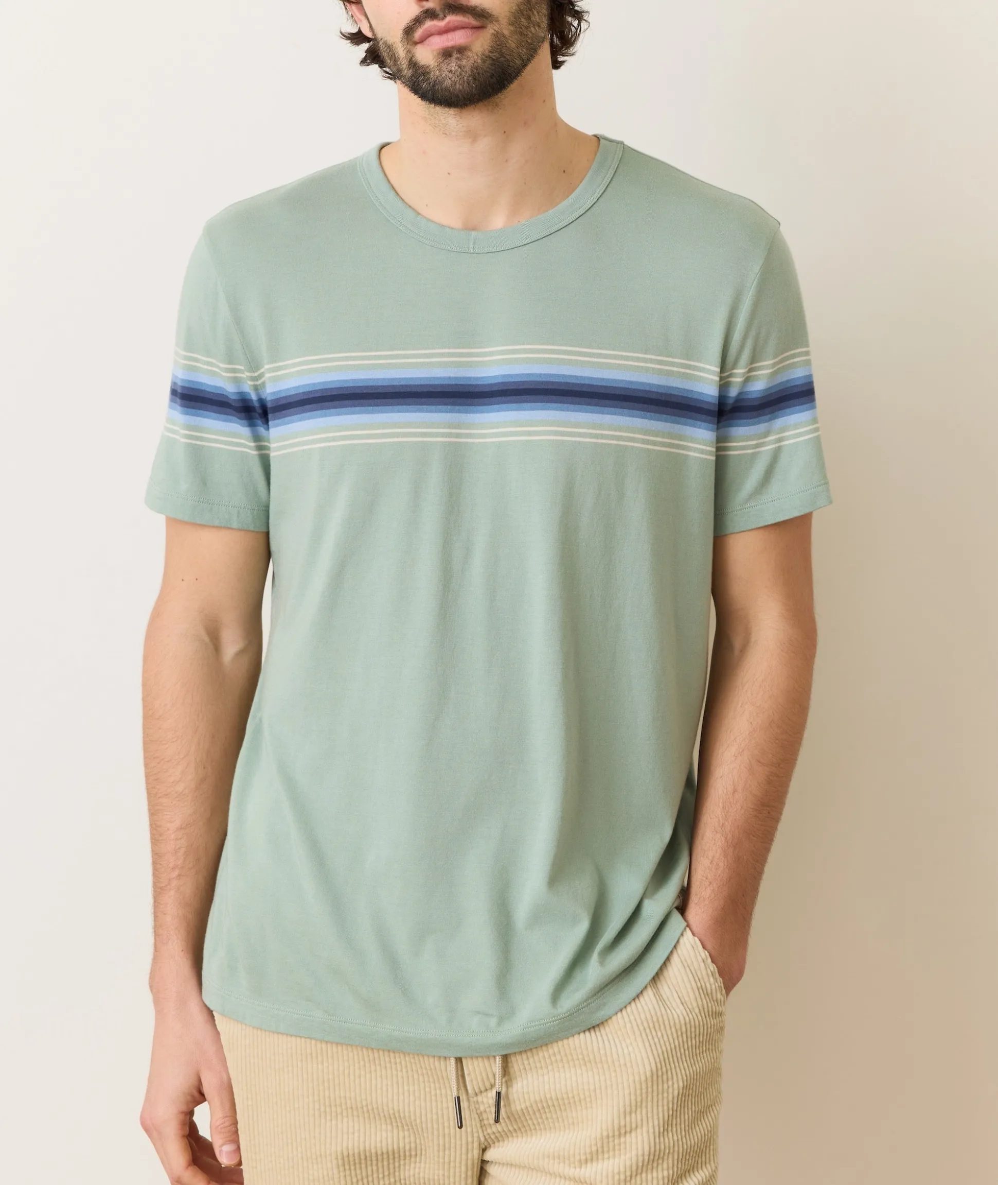 Signature Crew Stripe Tee