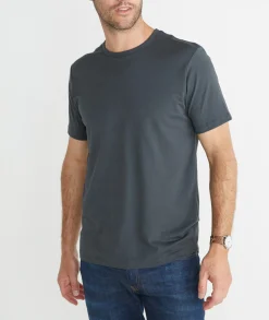 Signature Crewneck Tee - Asphalt Grey