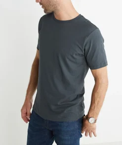 Signature Crewneck Tee - Asphalt Grey