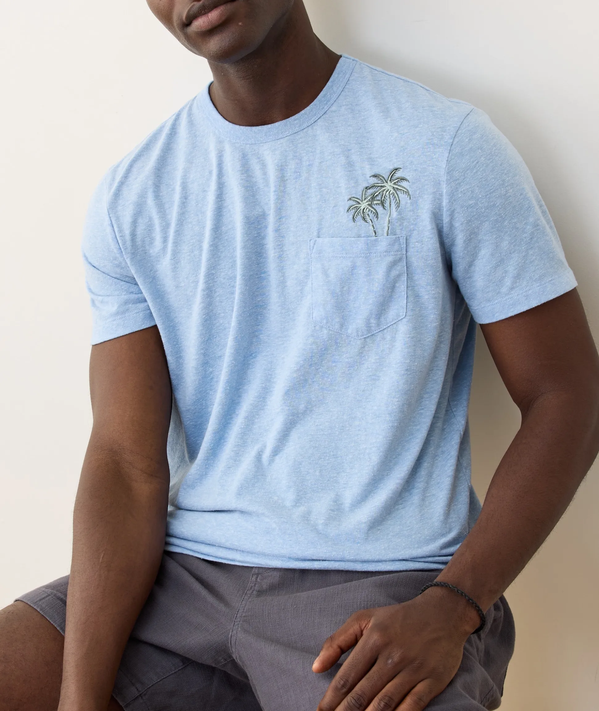Signature Embroidered Pocket Tee