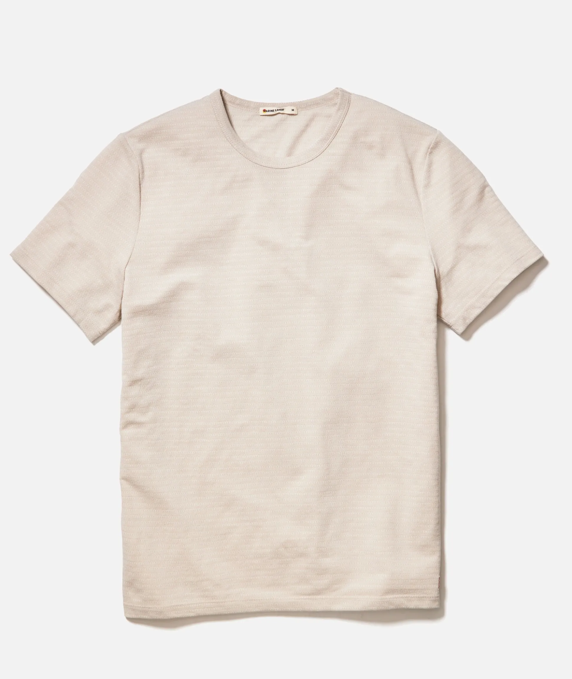 Signature Jacquard Crew Tee