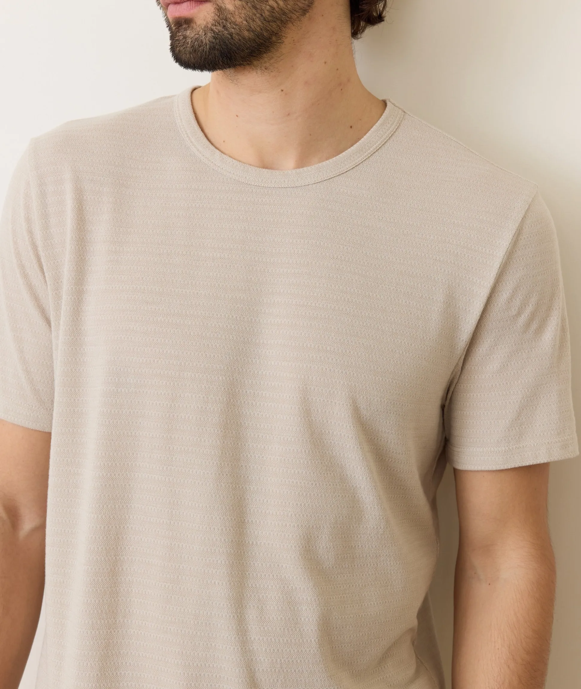 Signature Jacquard Crew Tee