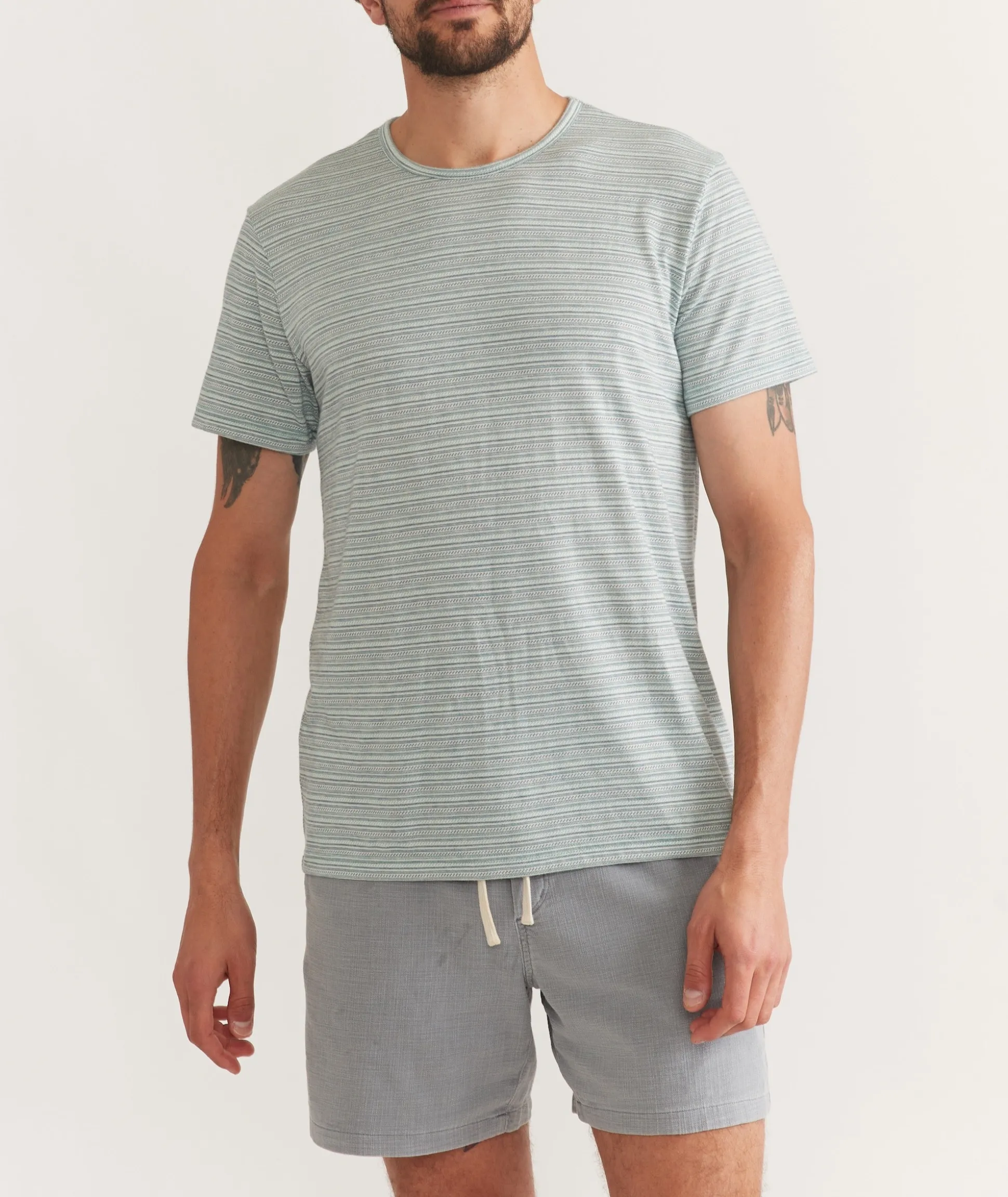 Signature Jacquard Crew Tee