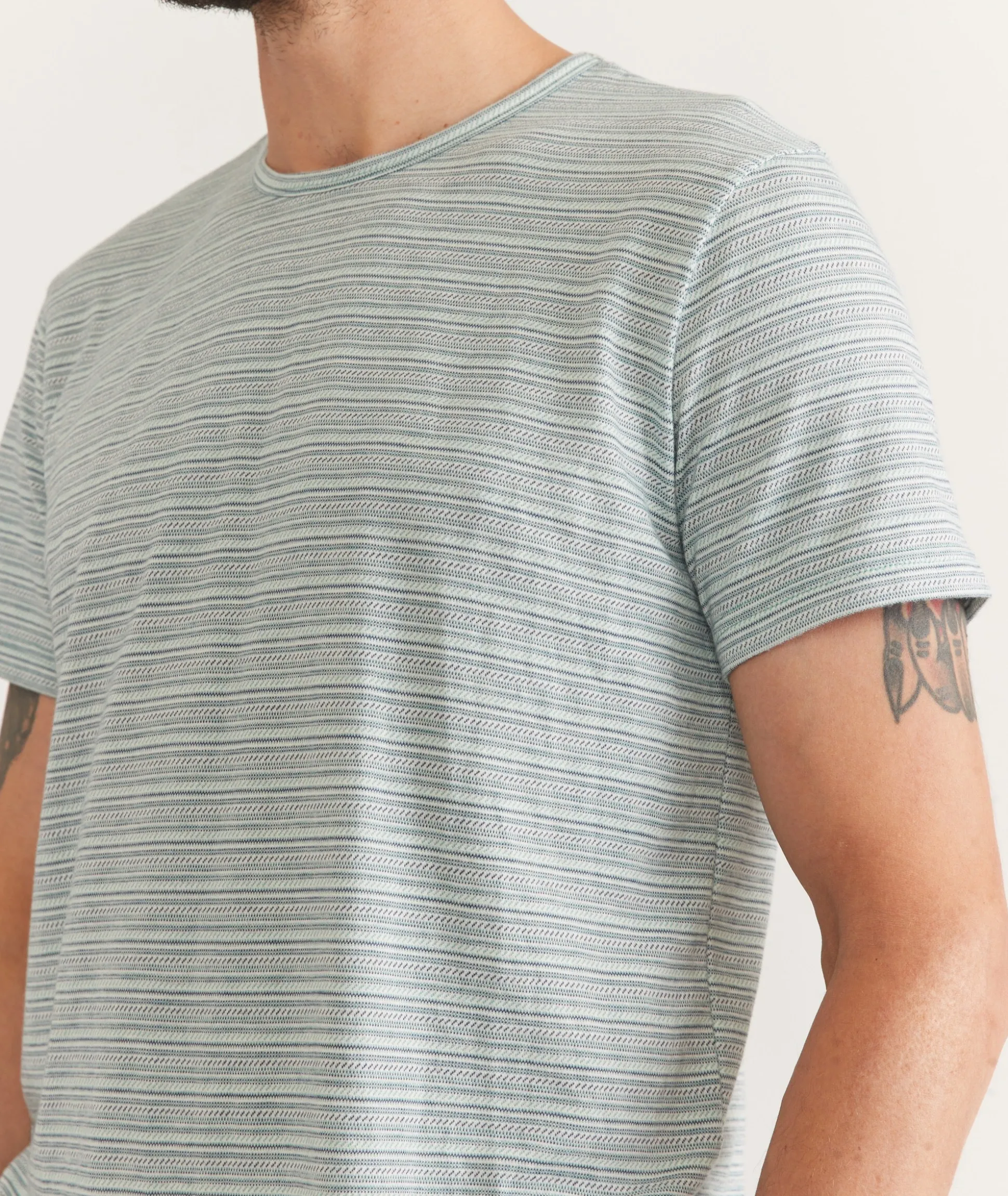Signature Jacquard Crew Tee