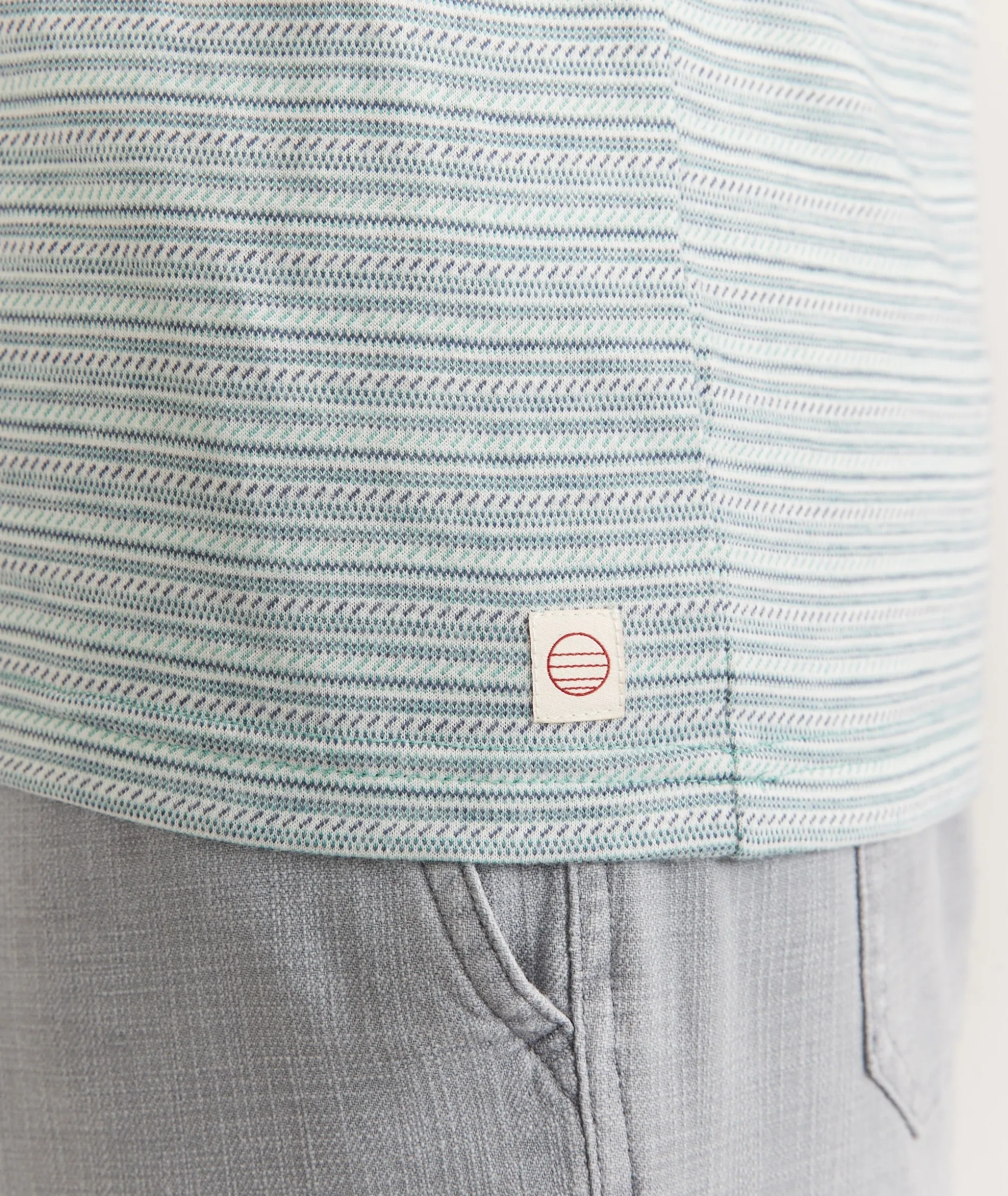 Signature Jacquard Crew Tee