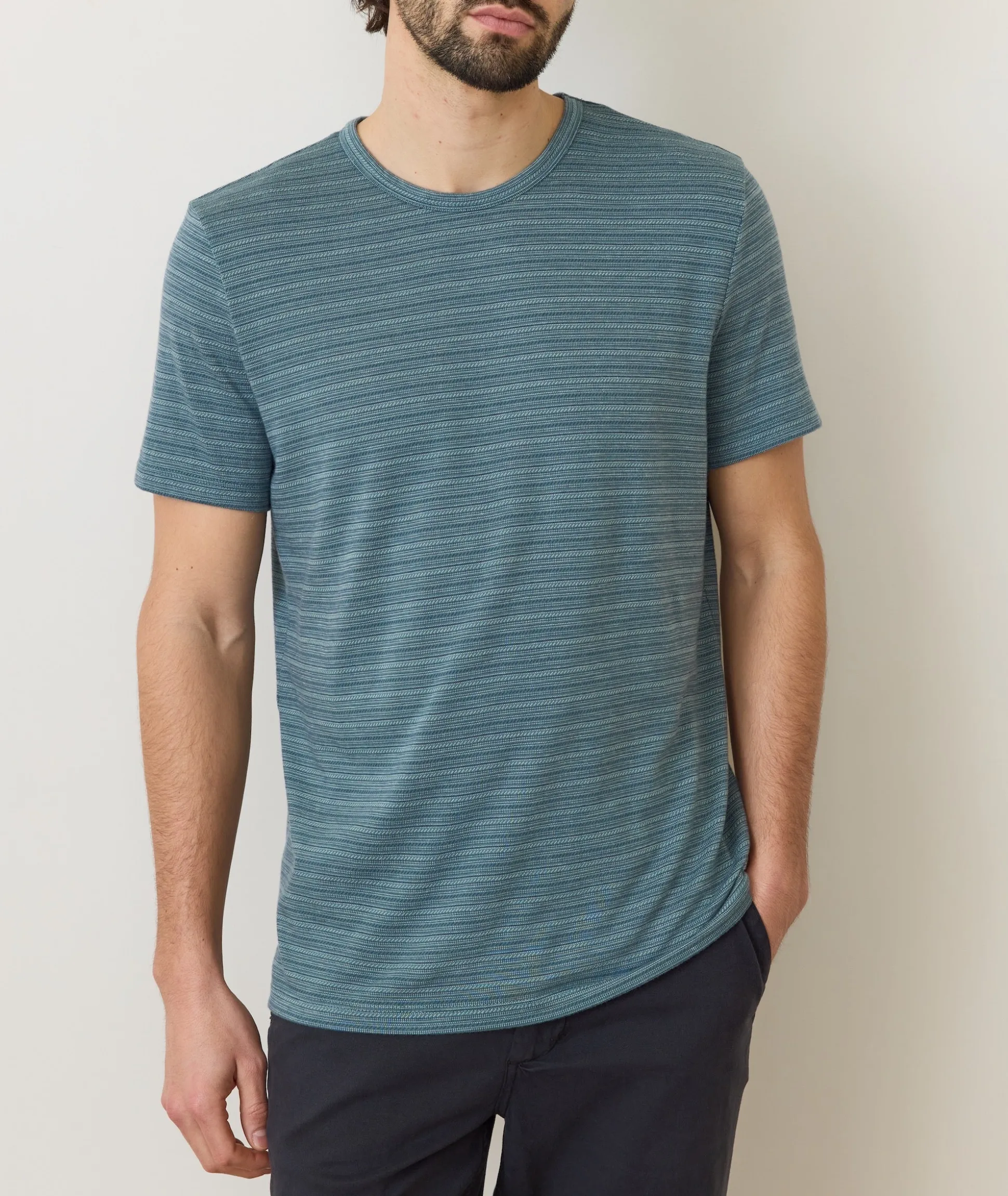 Signature Jacquard Crew Tee