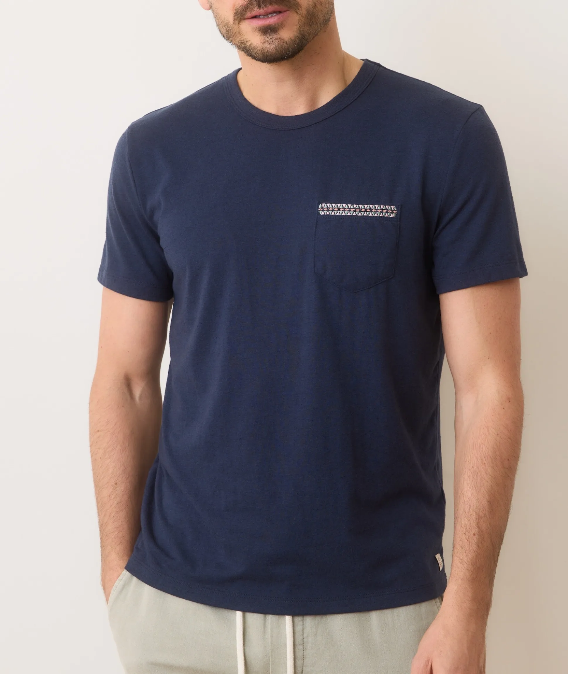 Signature Printed Pocket Tee