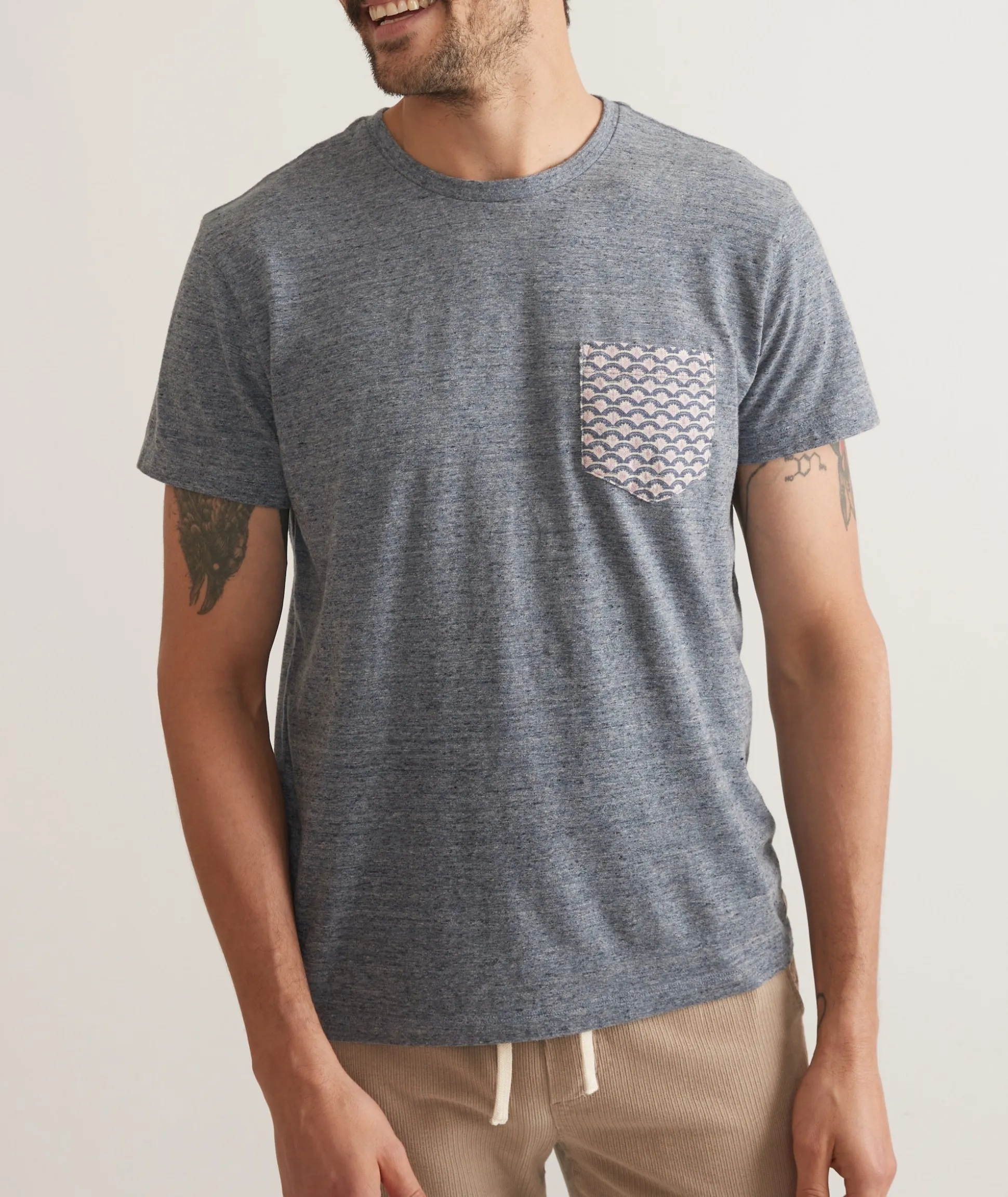 Signature Printed Pocket Tee