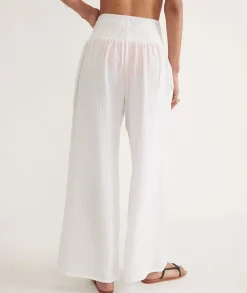 Sophia Double Cloth Palazzo Pant