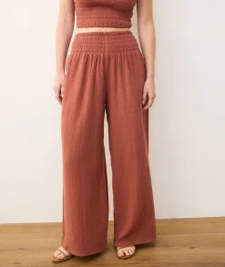 Sophia Double Cloth Palazzo Pant