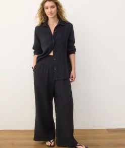 Sophia Double Cloth Palazzo Pant