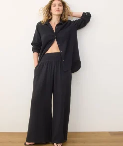 Sophia Double Cloth Palazzo Pant