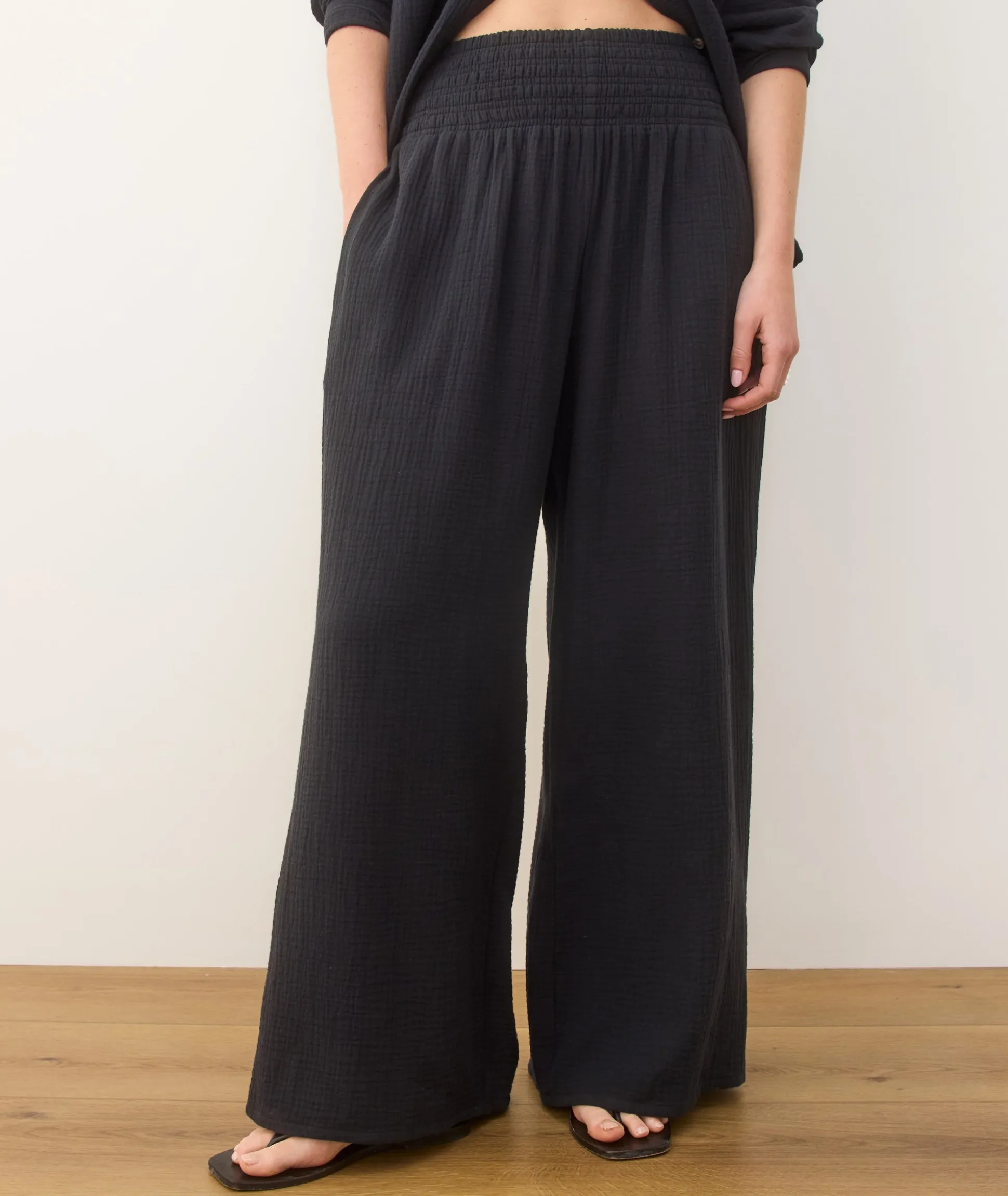 Sophia Double Cloth Palazzo Pant