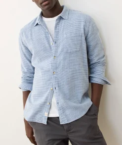 Stretch Selvage Long Sleeve Shirt