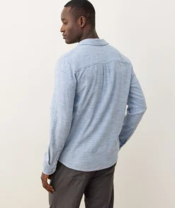 Stretch Selvage Long Sleeve Shirt