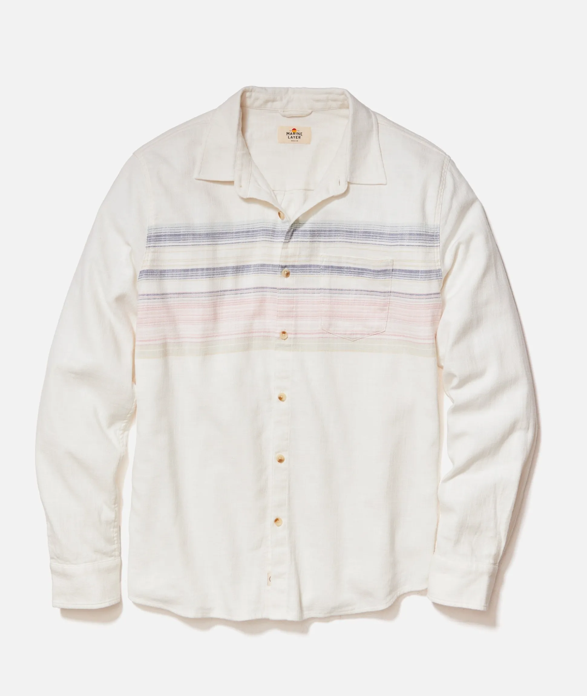 Stretch Selvage Long Sleeve Shirt