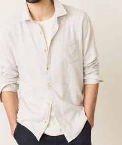 Stretch Selvage Long Sleeve Shirt