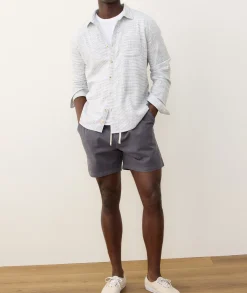 Stretch Selvage Long Sleeve Shirt
