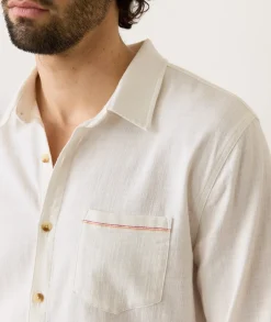 Stretch Selvage Long Sleeve Shirt