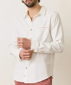 Stretch Selvage Long Sleeve Shirt