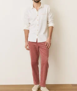 Stretch Selvage Long Sleeve Shirt