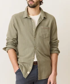 Stretch Selvage Long Sleeve Shirt