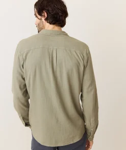 Stretch Selvage Long Sleeve Shirt