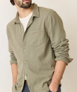 Stretch Selvage Long Sleeve Shirt