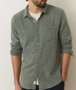 Stretch Selvage Long Sleeve Shirt