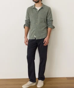 Stretch Selvage Long Sleeve Shirt