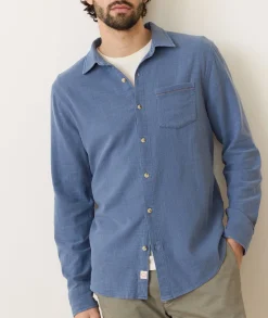 Stretch Selvage Long Sleeve Shirt