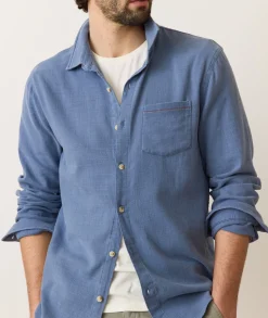 Stretch Selvage Long Sleeve Shirt