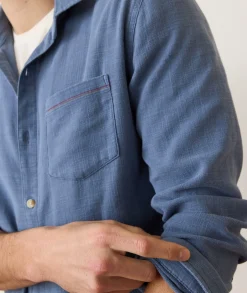 Stretch Selvage Long Sleeve Shirt